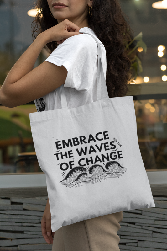 TEDX_CRCE - EMBRACE THE WAVE - PREMIUM CANVAS TOTE BAG