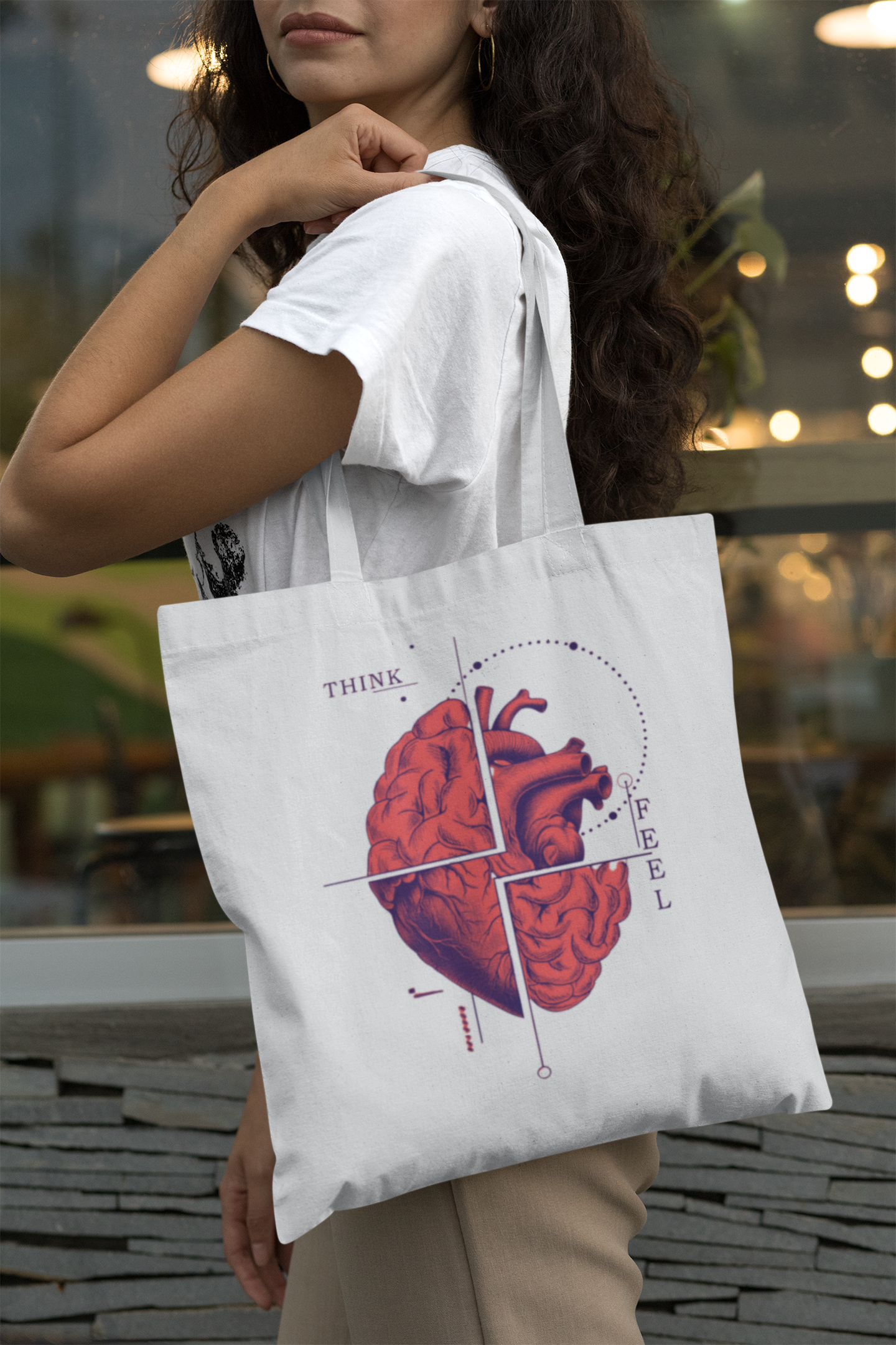 AIIMS MANGALGIRI - THE HEART - PREMIUM CANVAS TOTE BAG