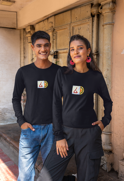 IIT KANPUR "The Classic" Premium 260 GSM - Black Full - Regular Cut