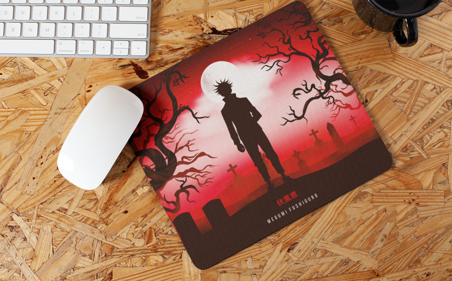 JJK - SEASON 3 SPECIALS - MEGUMI IN RED - PREMIUM MOUSEPADS