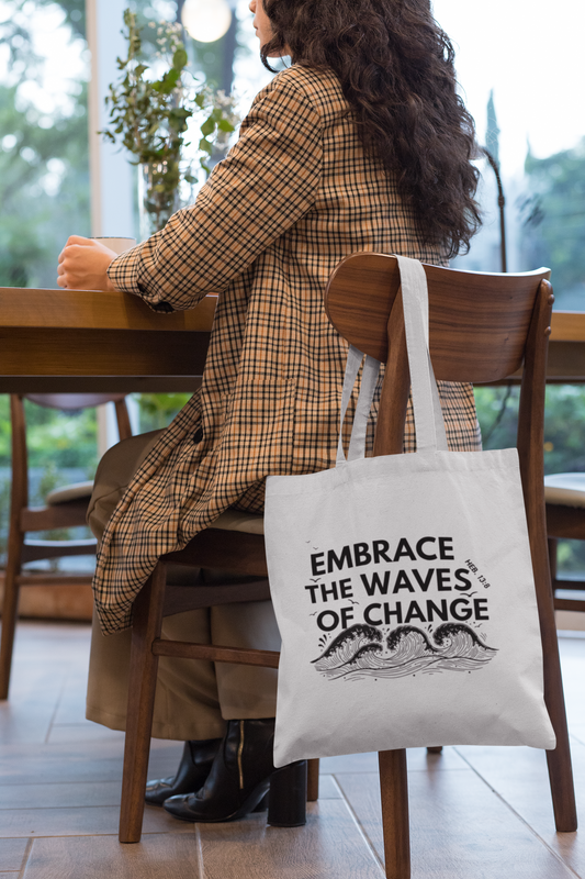TEDX_CRCE - EMBRACE THE WAVE - PREMIUM CANVAS TOTE BAG