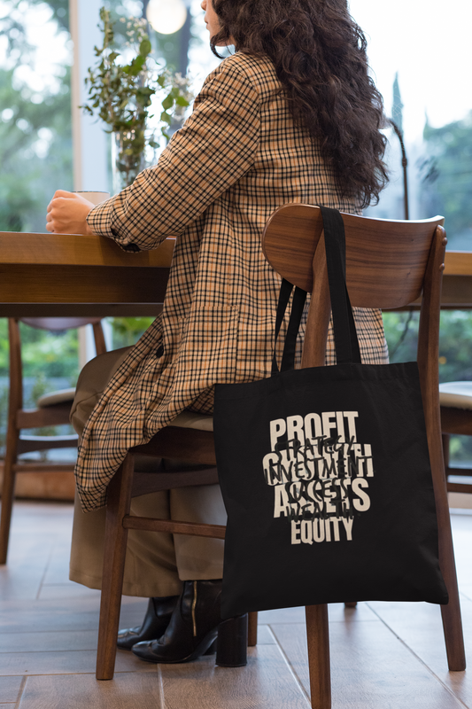 IIT HYDERABAD - THE INVESTMENT - PREMIUM CANVAS TOTE BAG