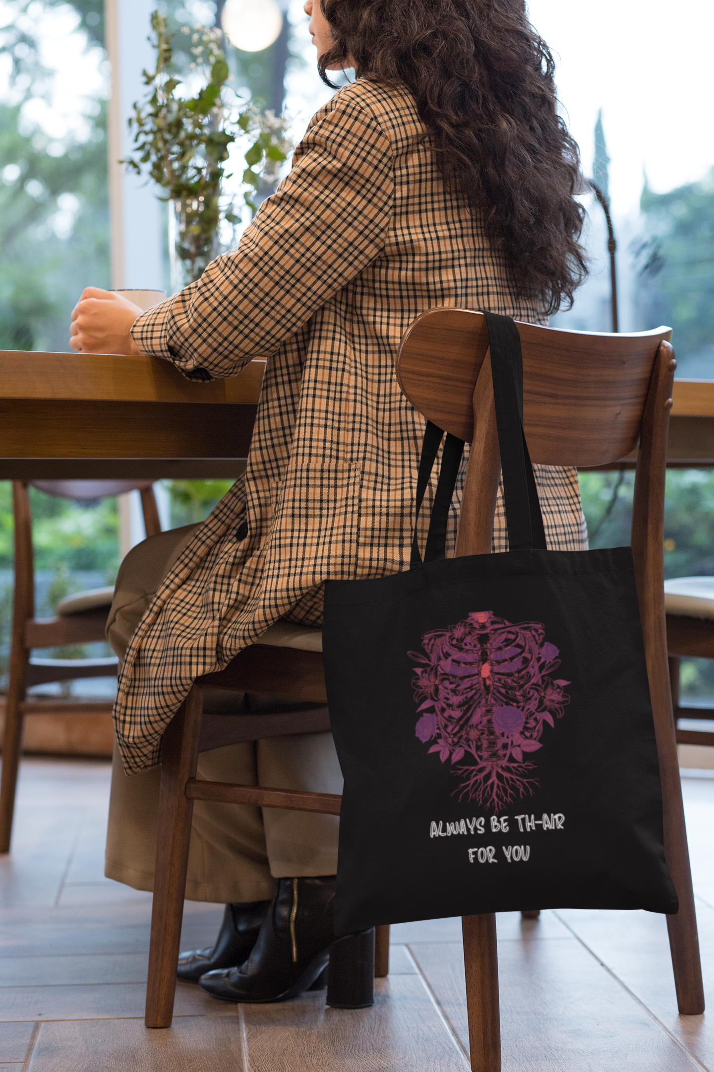 AIIMS MANGALGIRI - RIBS & ROSES - PREMIUM CANVAS TOTE BAG