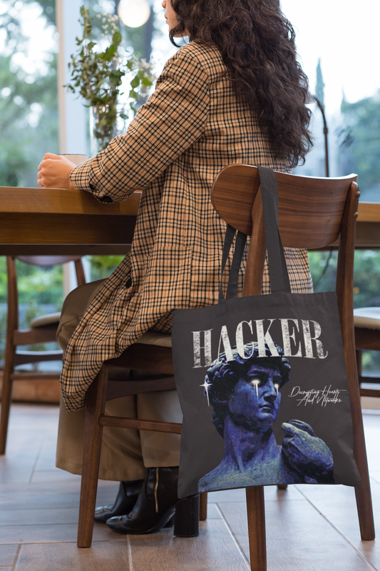 IIIT BHOPAL - HACKER SERIES - THE VIBE - PREMIUM CANVAS TOTE BAG