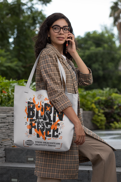 NIT NAGALAND - EKARIKTHIN - LETS BURN FREE - PREMIUM TOTE BAG