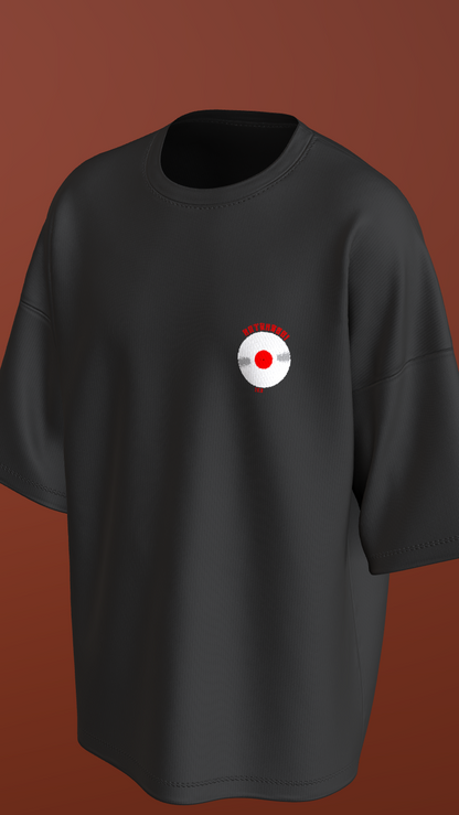 IIT KANPUR "Golden Spin" Premium 240 GSM - Black Oversized