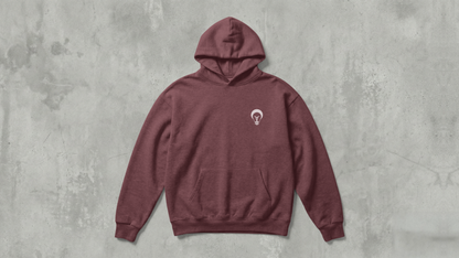 NIT SIKKIM  - WINE AI POWER - 380 GSM EXPORT QUALITY HOODIE