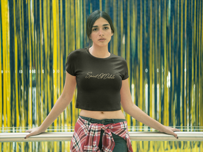 IIM SHILLONG - PREMIUM 260 GSM OVERSIZE CROP TOP - SPIRIT OF DELULU